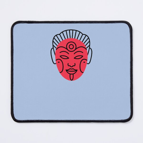 Item preview, Minimalist Red Mask Line Art Illustration designed and sold by Sana-Hi.