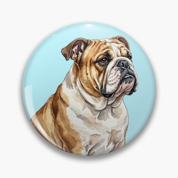 Item preview, Watercolor Bulldog Sitting designed and sold by TheMagicIcon.
