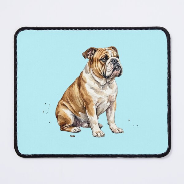 Item preview, Watercolor Bulldog Sitting designed and sold by TheMagicIcon.