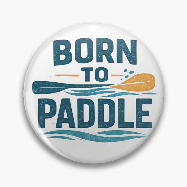 Item preview, Born to Paddle Vintage Kayak Design designed and sold by Lizavelle.