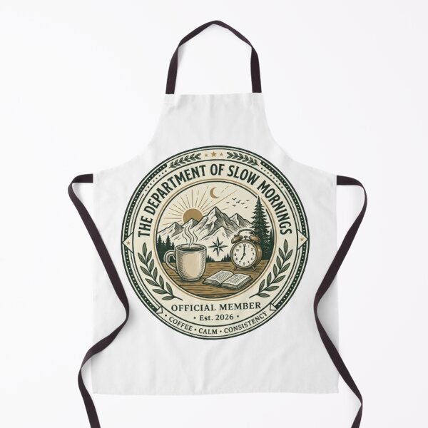 Item preview, The Department of Slow Mornings Vintage Coffee Lifestyle Minimalist Design designed and sold by CreativeNest Prints.
