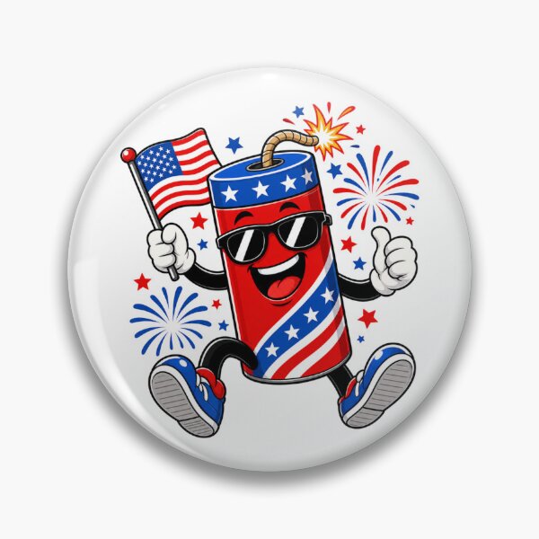 Item preview, Firecracker on the 4th of July designed and sold by Muggers-Inc.