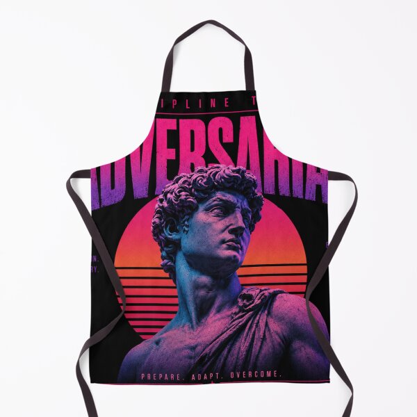 Item preview, Adversarial | Retro Vaporwave Warrior Statue Graphic designed and sold by BoomStickers18.