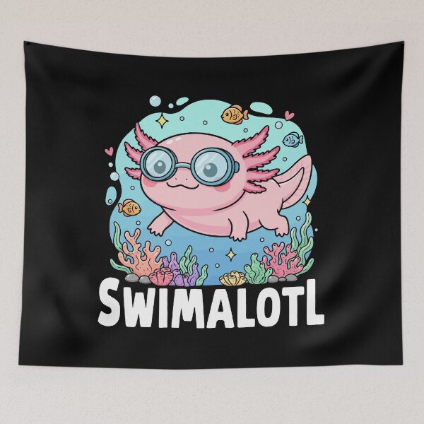 Item preview, Swimalotl designed and sold by Tiny-Love ⭐⭐⭐⭐⭐.