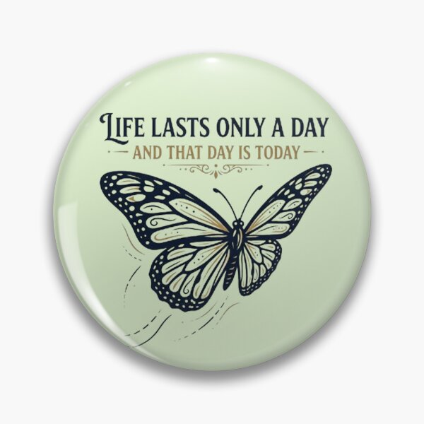 Item preview, Butterfly of Today – Inspirational Quote Art designed and sold by Dogandesighn.