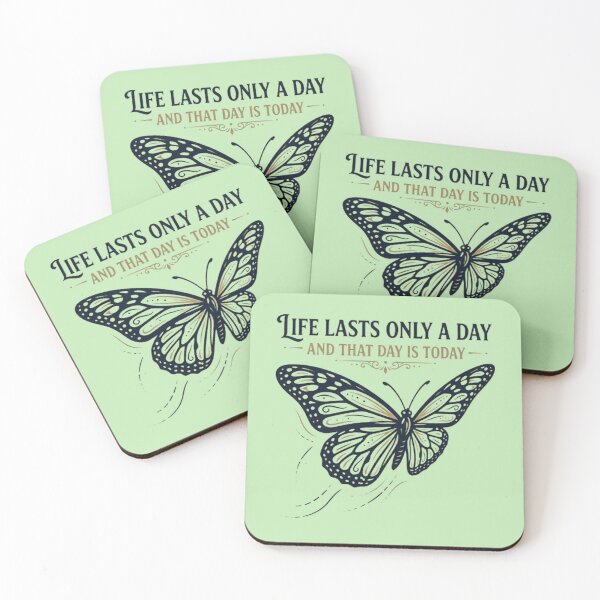 Item preview, Butterfly of Today – Inspirational Quote Art designed and sold by Dogandesighn.