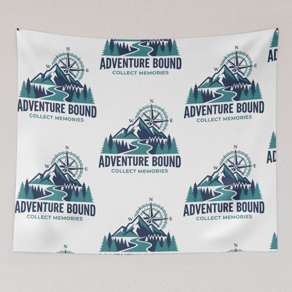 Item preview, Trekking Peaks Pine Trees Navigation Graphic designed and sold by FrankOliver.