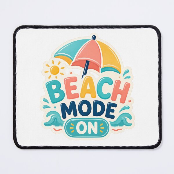 Item preview, Beach mode activated: colorful design for summer beach vacation. designed and sold by FusiTink.