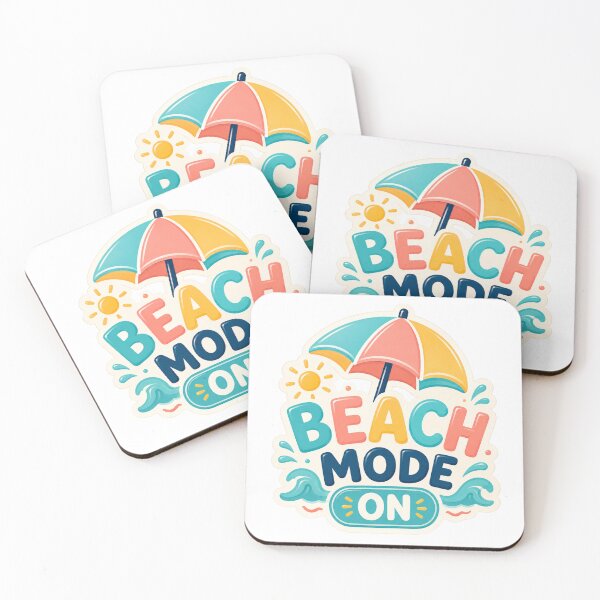 Item preview, Beach mode activated: colorful design for summer beach vacation. designed and sold by FusiTink.