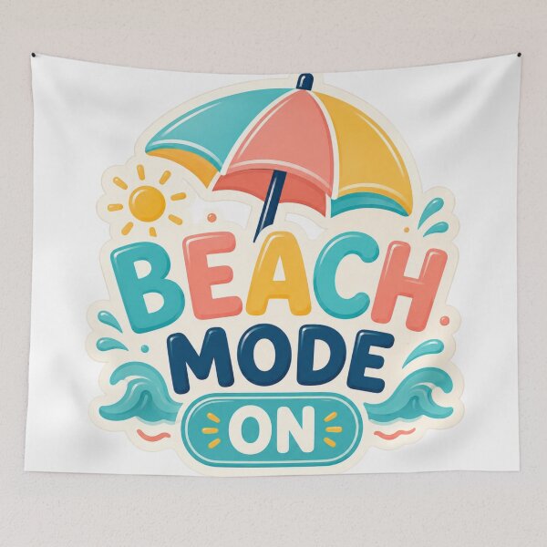 Item preview, Beach mode activated: colorful design for summer beach vacation. designed and sold by FusiTink.