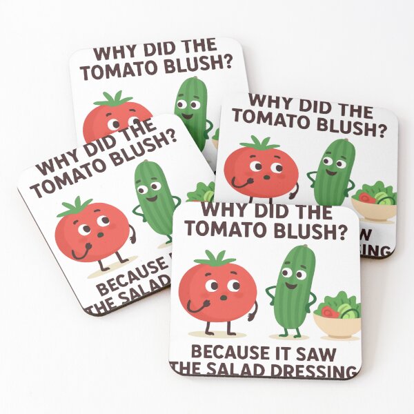 Item preview, Why did the tomato blush? designed and sold by AllThePixels.