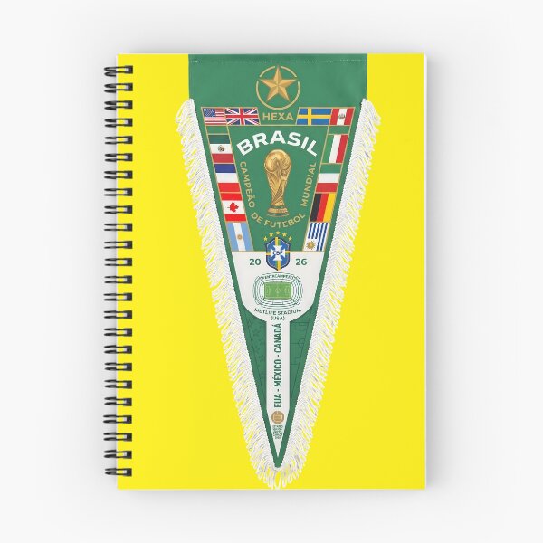 Item preview, Brazil Hexa 2026 World Cup Vintage Pennant designed and sold by AV.