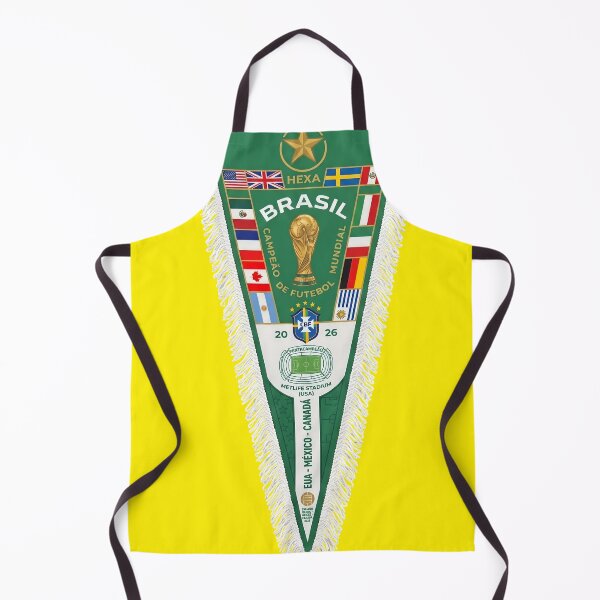 Item preview, Brazil Hexa 2026 World Cup Vintage Pennant designed and sold by AV.