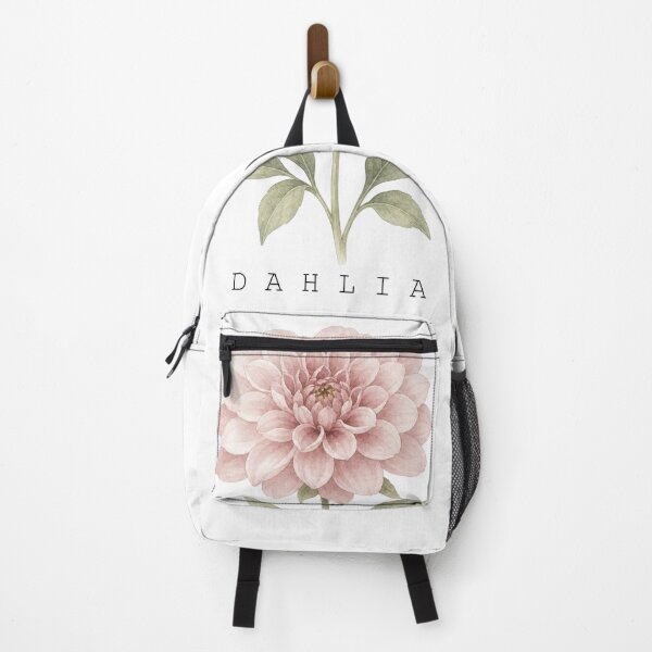 Item preview, Blush Dahlia Watercolor Botanical Flower Illustration Art Print designed and sold by FernLiz.