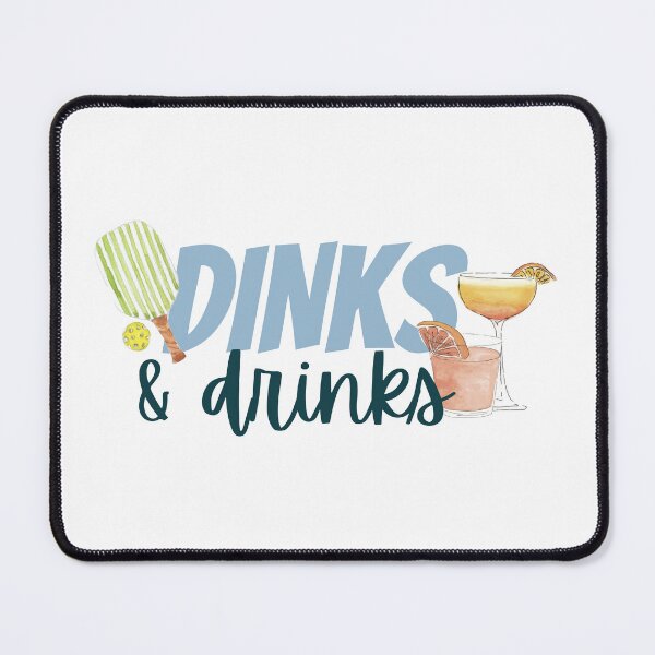 Item preview, Dinks & Drinks Sticker | Pickleball & Cocktails | Pickleball Lover Gift | Summer Sports Vinyl Decal designed and sold by sophiebeckham13.