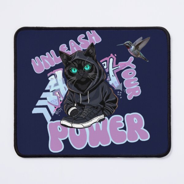 Item preview, Black Cat Jordan 4 Streetwear Unleash Your Power designed and sold by hoodiehood.