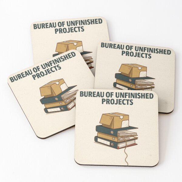 Item preview, Bureau of Unfinished Projects Retro Poster designed and sold by PictorialWhimsy.