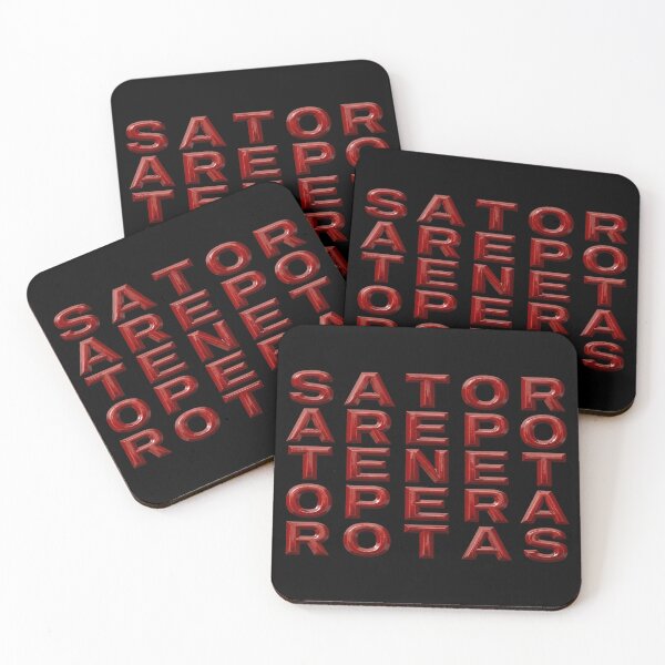 Item preview, Sator Square Aesthetic Palindrome – Ancient Occult Geometric Dark Streetwear RED designed and sold by MCVersa2026.