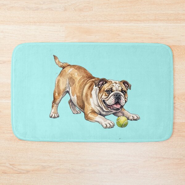 Item preview, Watercolor Bulldog Playing designed and sold by TheMagicIcon.