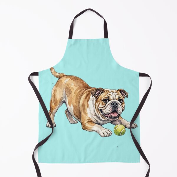 Item preview, Watercolor Bulldog Playing designed and sold by TheMagicIcon.