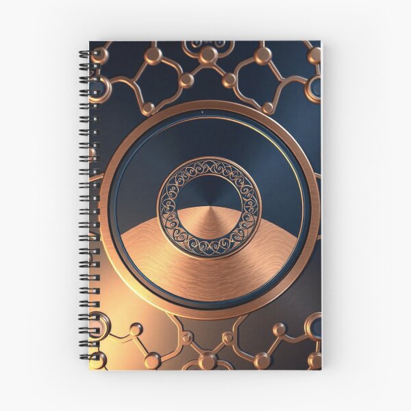 Item preview, Luxury Dark Blue Gold Mandala Art Print designed and sold by IntelliMindDesigns.