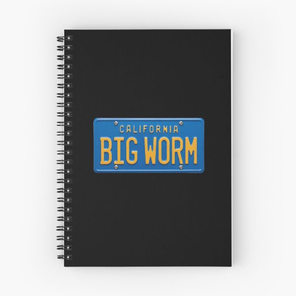 Item preview, Big Worm - vintage California license plate designed and sold by Primotees.