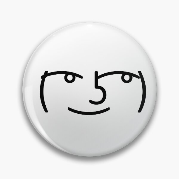 Item preview, Classic Minimalist Lenny Face Meme designed and sold by Jakub  Seweryn.