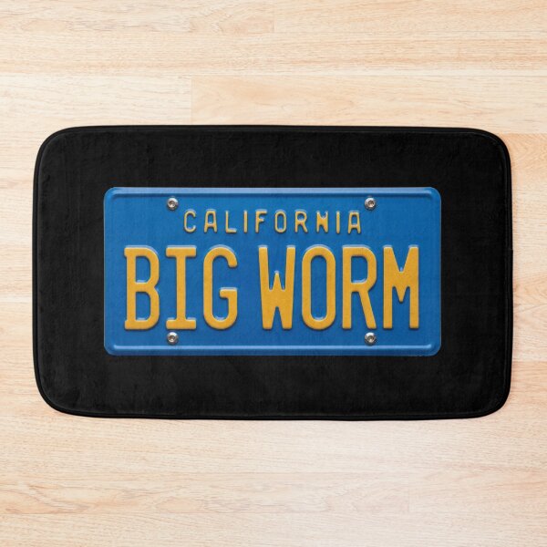 Item preview, Big Worm - vintage California license plate designed and sold by Primotees.