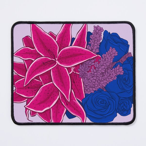 Item preview, Bi Pride Flower Bouquet designed and sold by rorynorth.
