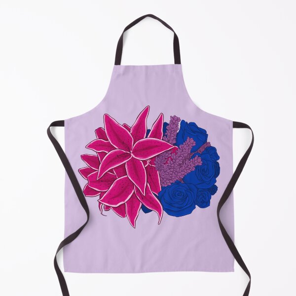 Item preview, Bi Pride Flower Bouquet designed and sold by rorynorth.