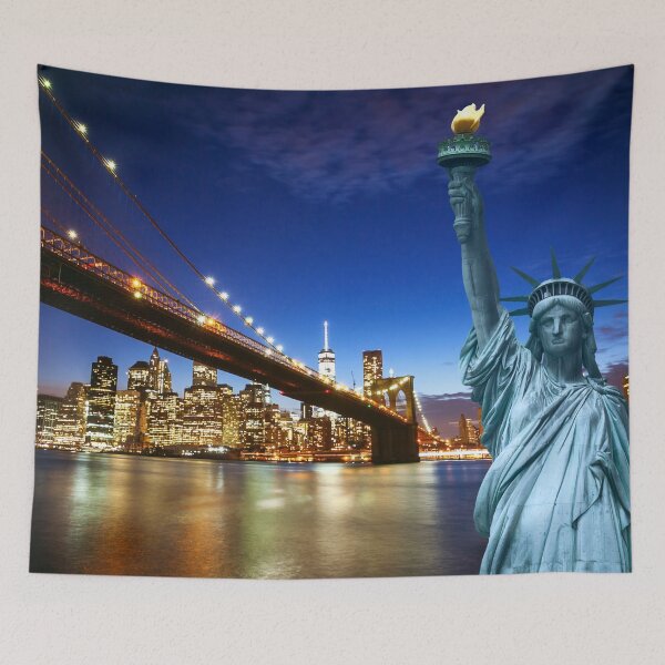 Item preview, Manhattan Skyline at Night designed and sold by athanasioungr.