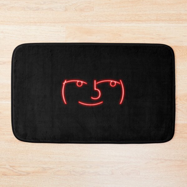 Item preview, Glowing Red Lenny Face Dark Humor Meme designed and sold by Jakub  Seweryn.