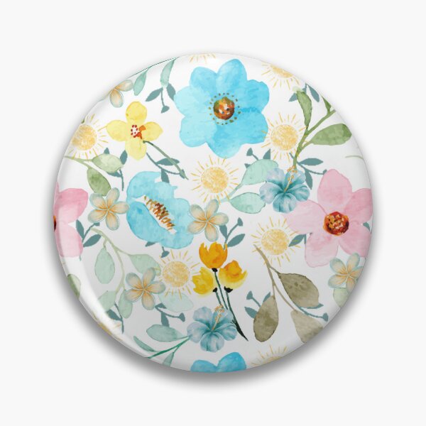 Item preview, Watercolor Tropical Floral Pattern  designed and sold by VibranPalette.