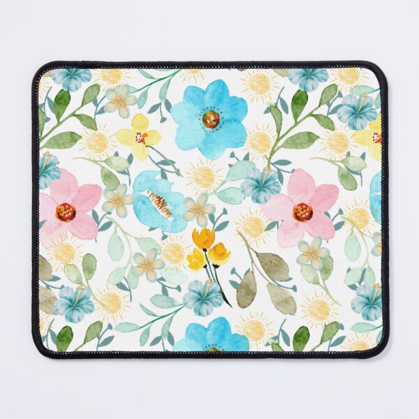 Item preview, Watercolor Tropical Floral Pattern  designed and sold by VibranPalette.