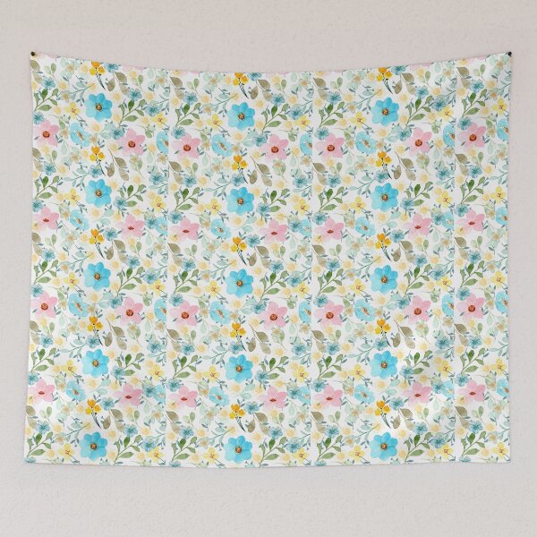 Item preview, Watercolor Tropical Floral Pattern  designed and sold by VibranPalette.