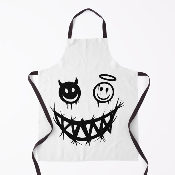 Item preview, ?? Dark Aesthetic Devil & Angel Smile Face – Creepy Grunge Graphic Design designed and sold by MAStrends.
