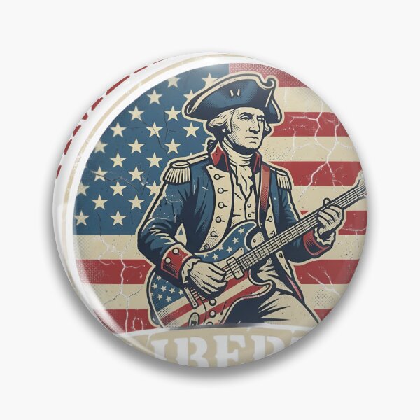 Item preview, America's 250th George Washington Guitar 1776-2026 designed and sold by JMDesignHub.