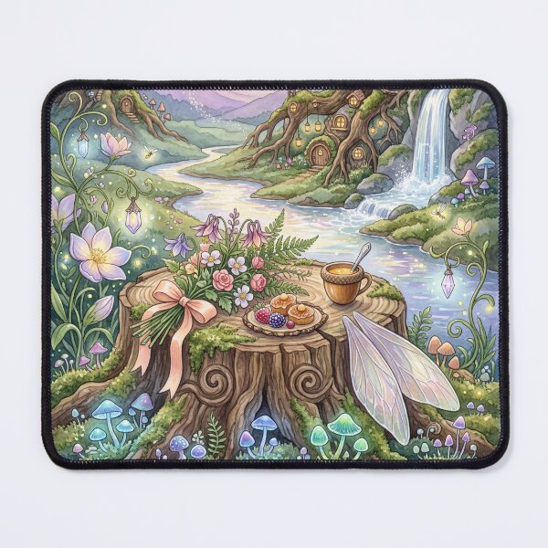 Item preview, Enchanted Forest Fairies by the Stream designed and sold by amusefullife.