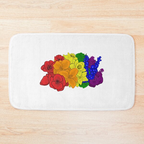 Item preview, Rainbow Pride Flower Bouquet designed and sold by rorynorth.