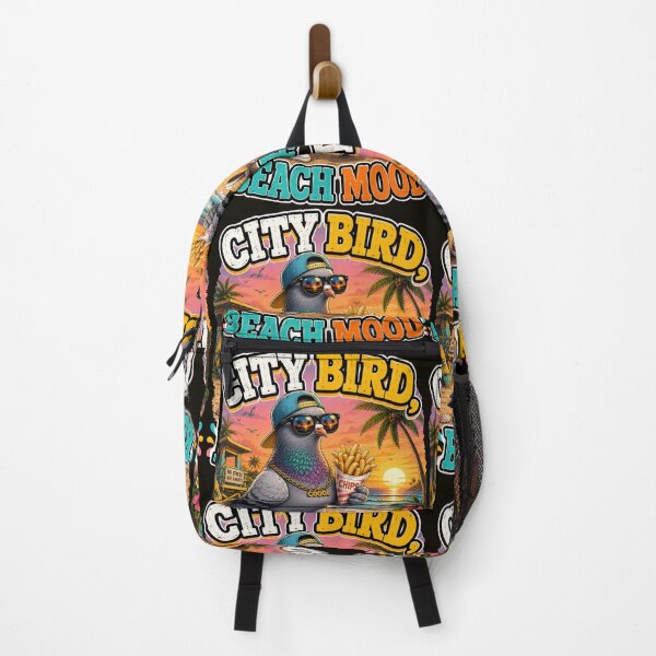 Item preview, City Bird Beach Mood Pigeon designed and sold by BagFactoryUK.