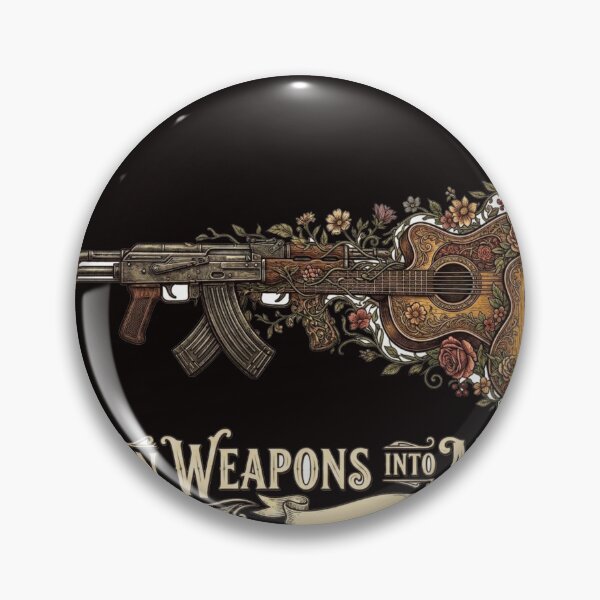 Item preview, Turn Weapons Into Music designed and sold by HEL-GSHOP.