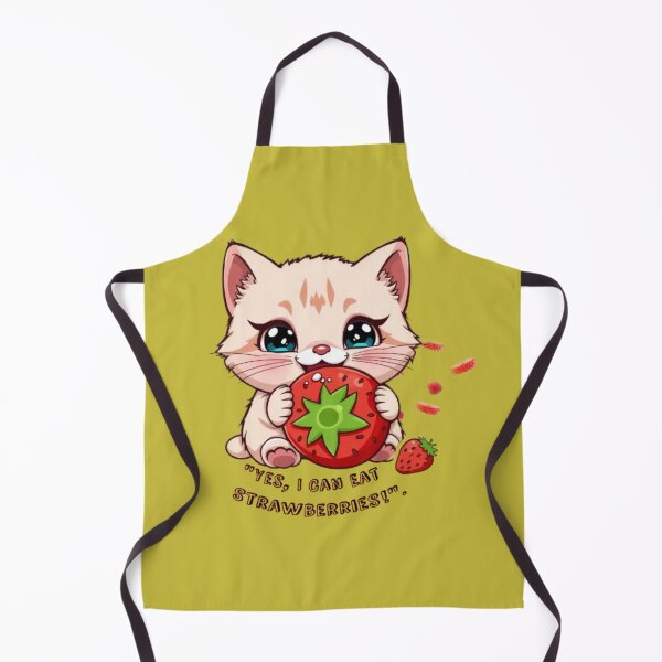 Item preview,  Yes I Can Eat Strawberries Cute Kawaii Kitten designed and sold by hoodiehood.