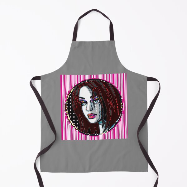Item preview, Abstract Pop and Op Art Portrait of a Woman  designed and sold by cremedecolor.