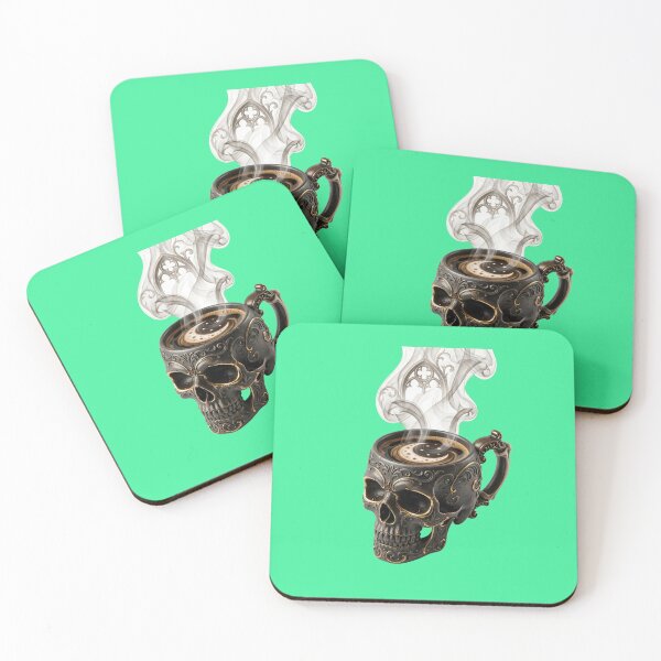 Item preview, Gothic Skull Coffee Mug Art designed and sold by Utopian-Magic.