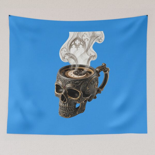 Item preview, Gothic Skull Coffee Mug Art designed and sold by Utopian-Magic.