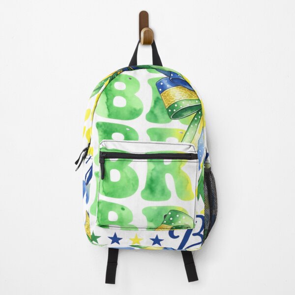 Item preview, Brazil Flag Colors Watercolor Bow Design designed and sold by JMDesignHub.