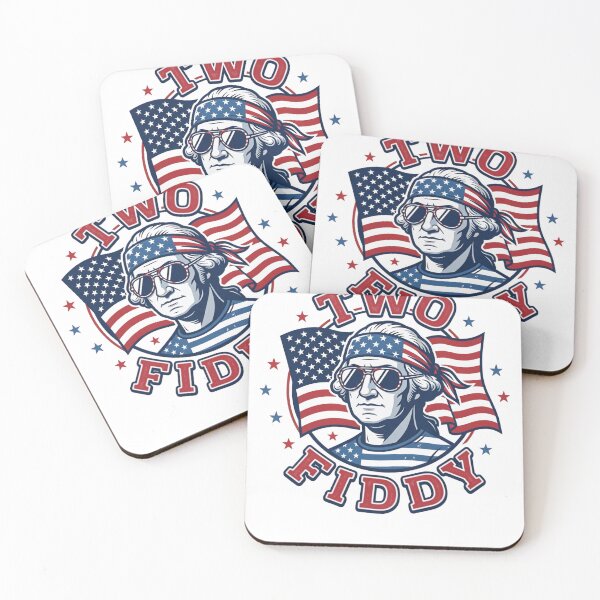 Item preview, Two Fiddy George Washington American Flag Meme designed and sold by JMDesignHub.