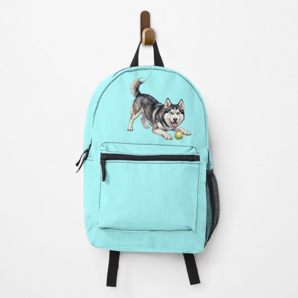 Item preview, Watercolor Siberian Husky Playing designed and sold by TheMagicIcon.