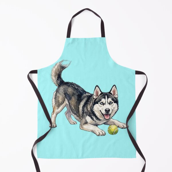 Item preview, Watercolor Siberian Husky Playing designed and sold by TheMagicIcon.