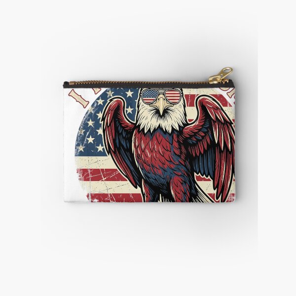 Item preview, I Put The Tism In Patriotism Bald Eagle USA Flag designed and sold by JMDesignHub.